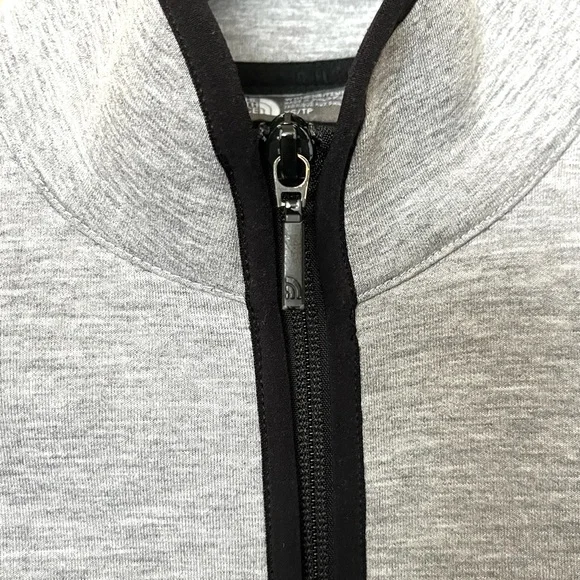 THE NORTH FACE Women's Jacket Zipper Front Grey Black Size XS - Picture 8 of 15